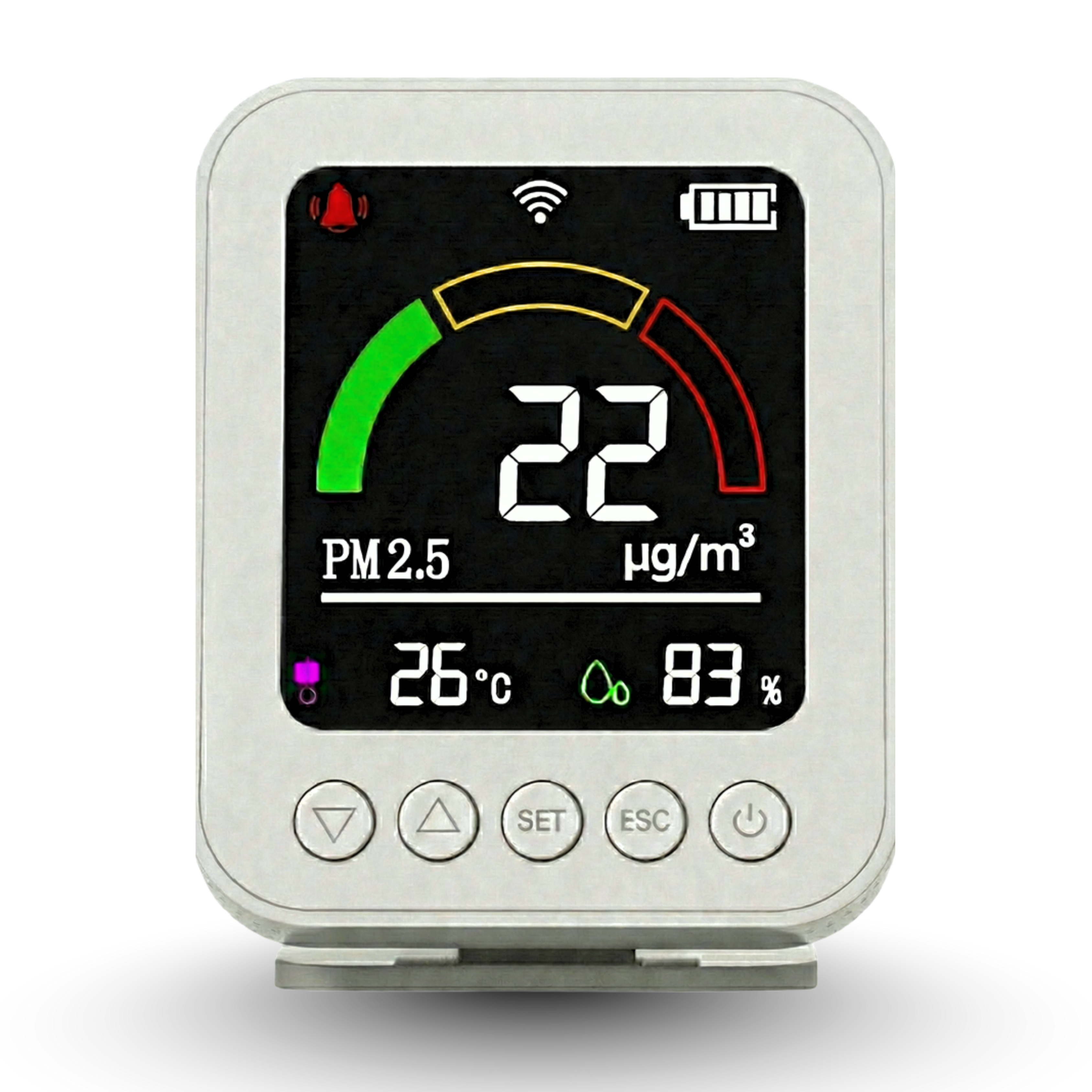 Smart Air Quality Monitor Front Image