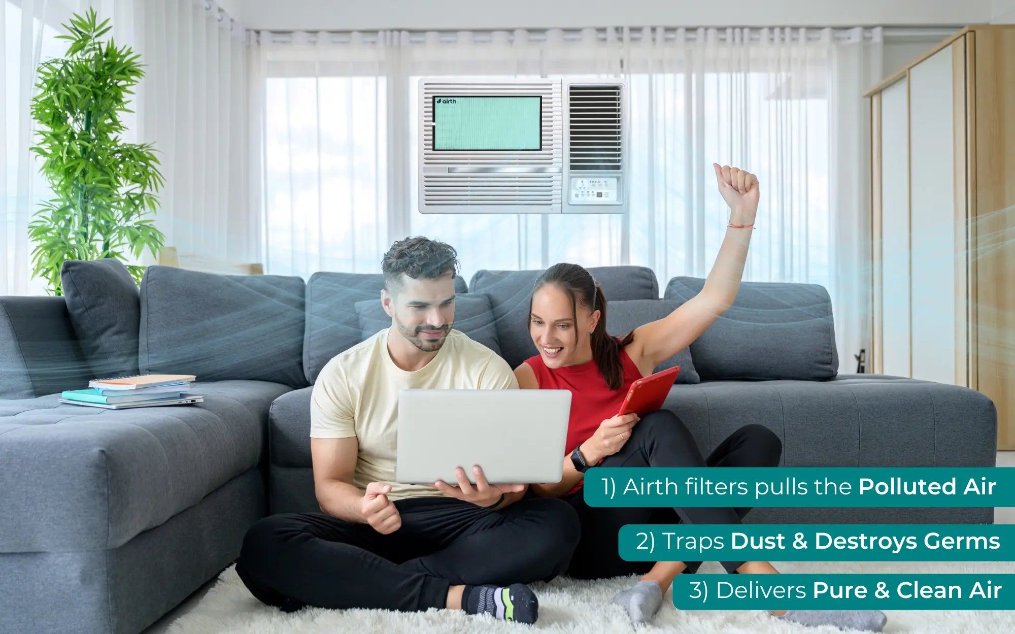 Window AC Air Purifier A+ image 2